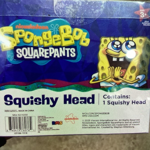 New SpongeBob SquarePants Squishy - Picture 3 of 3